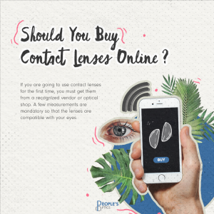 Should you buy contact lenses online?