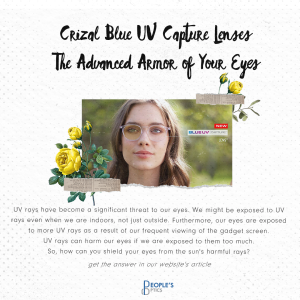 Crizal Blue UV Capture Lenses